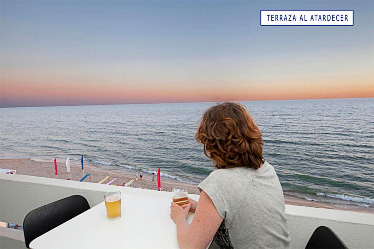 Apartamento Con Vistas Al Mar Primera Linea Playa Маталасканьас Экстерьер фото